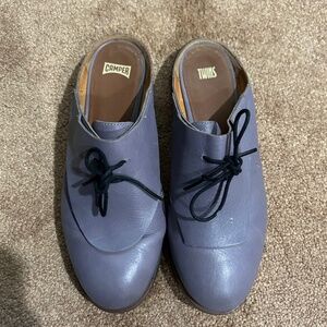 Camper purple asymmetrical slides